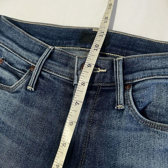 Mother Sz 24 The Mid Rise Dazzler Jeans in Satisfaction Guaranteed Blue - Picture 8 of 9